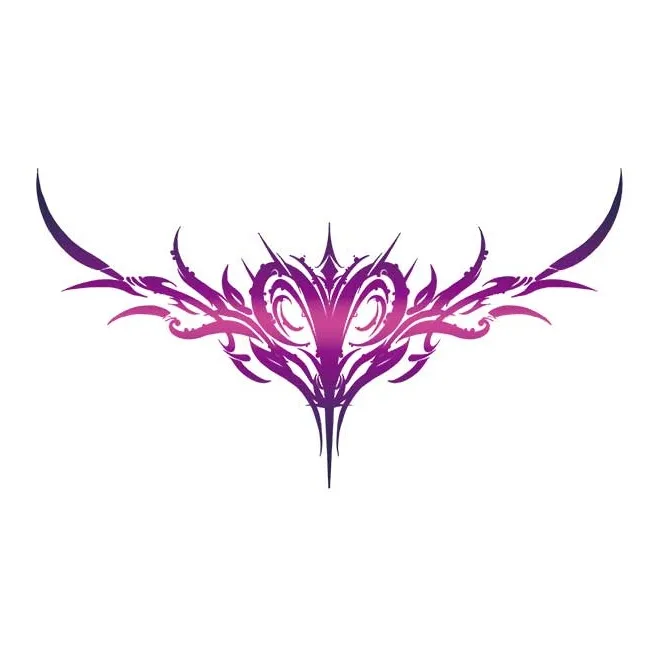 LIEJI Aries Constellation Floral Herbal Tattoo Sticker