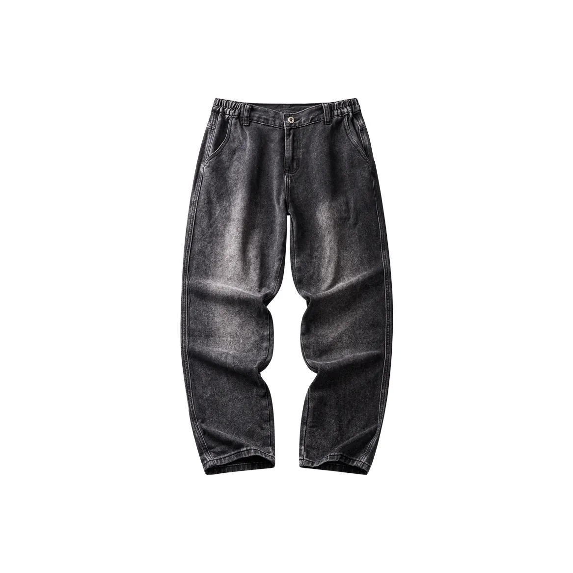 HZWH Черный Серый Цвет Мужские Джинсы