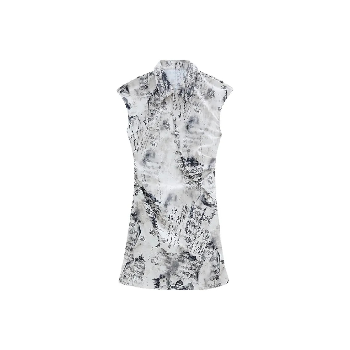 THE SEA LIFE Короткое платье с короткими рукавами, женское