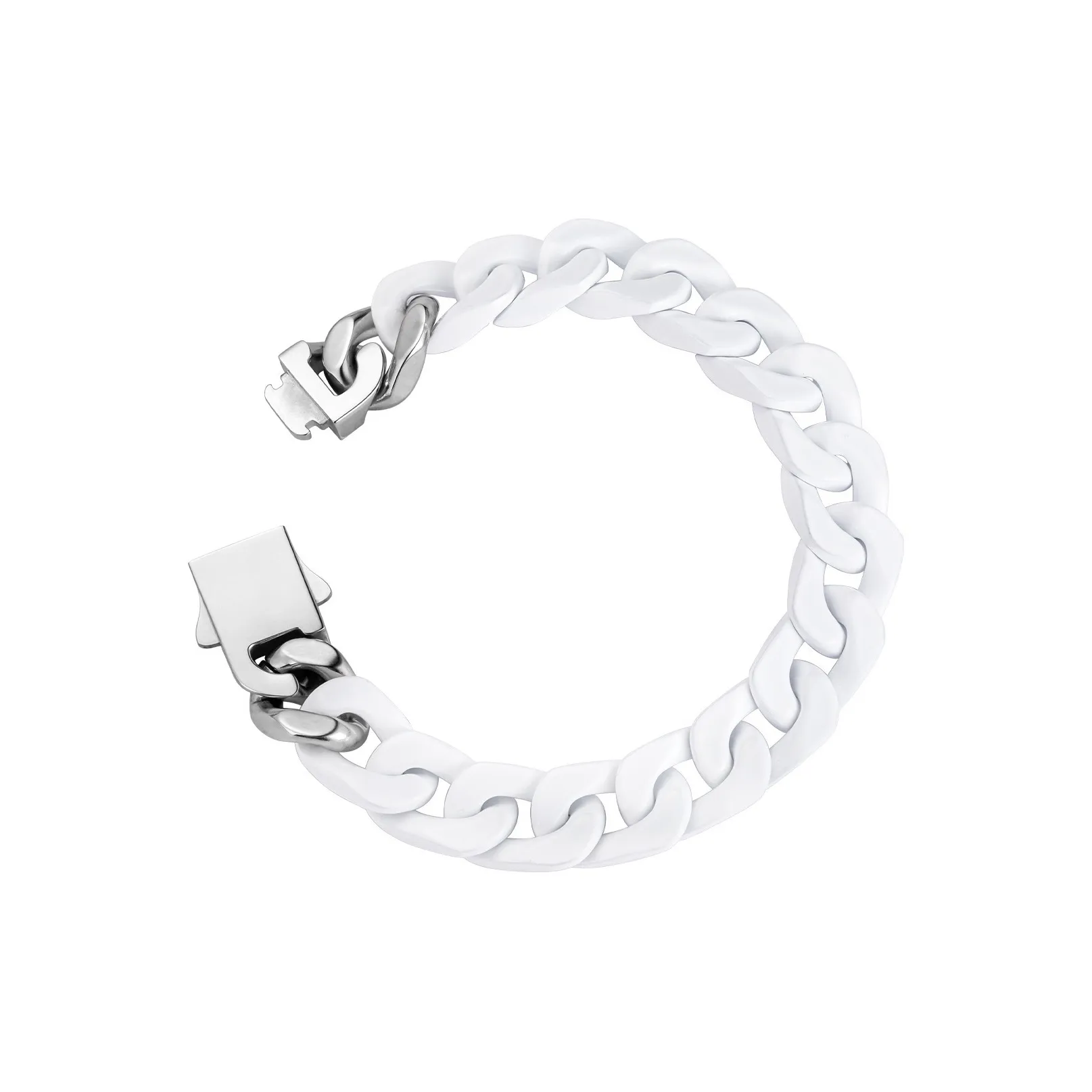 Quarqor Титановая сталь Керамика Браслеты Мужской