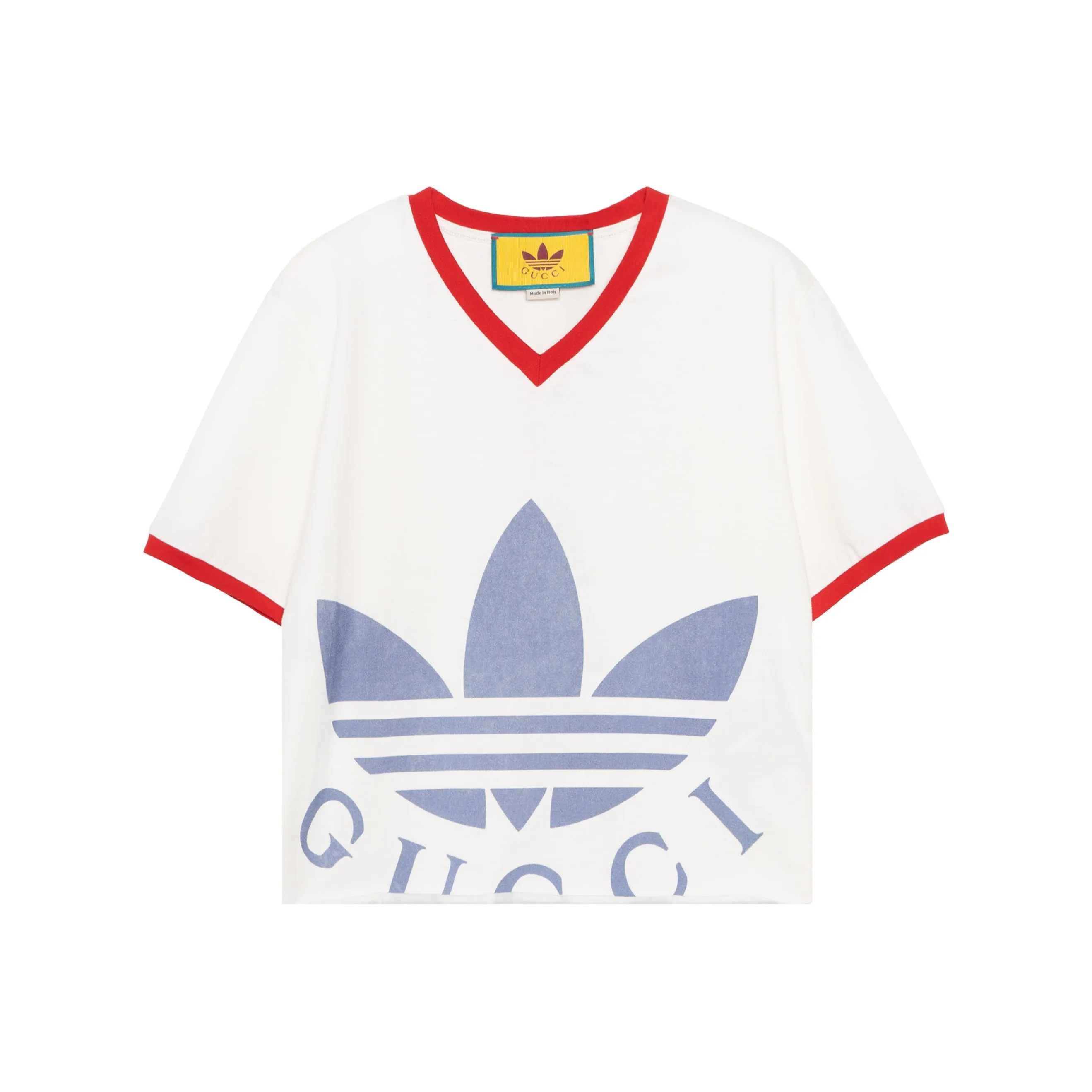 GUCCI X Adidas Cropped T Shirt White