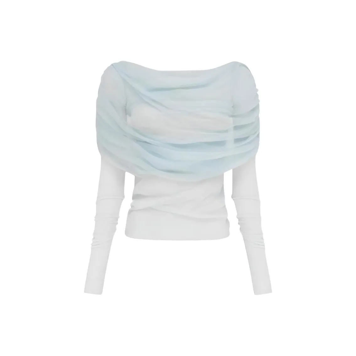 Leather Cat Синий Женские Рубашки