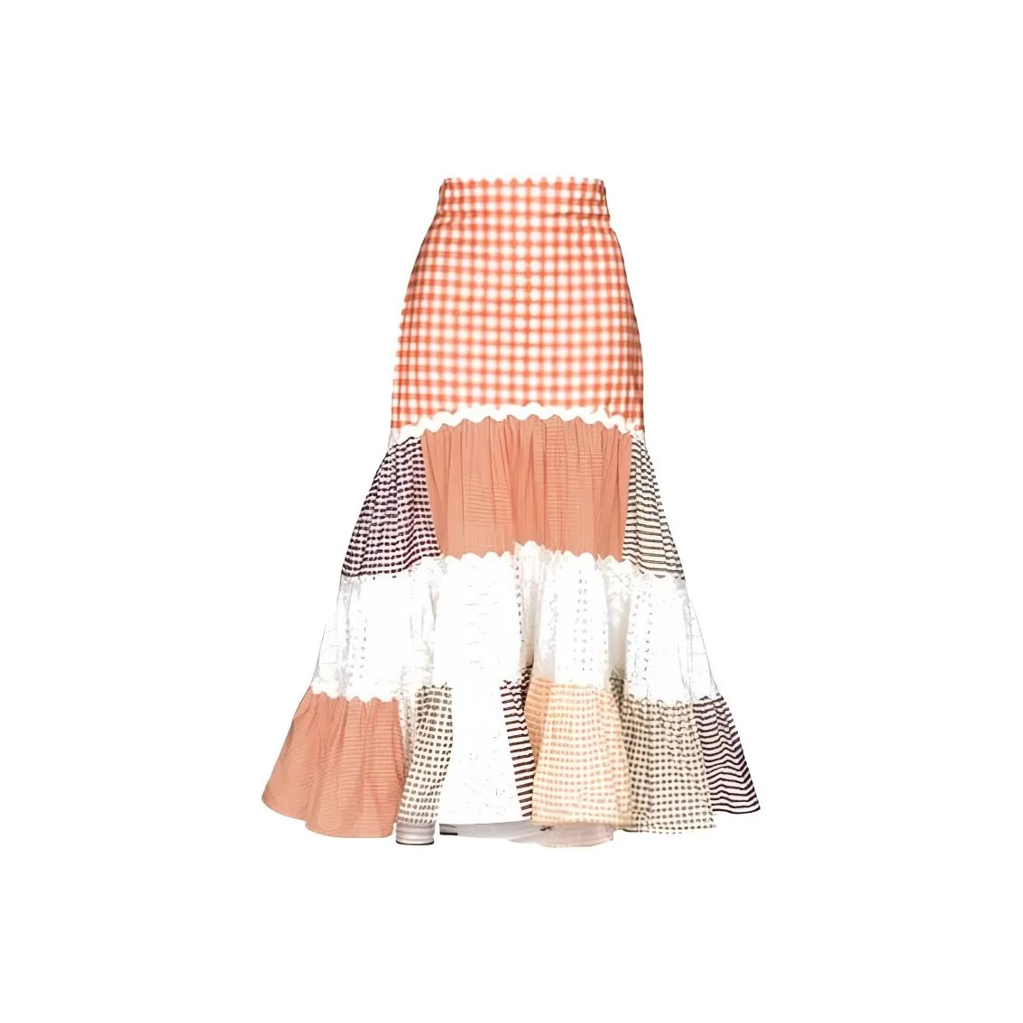 Leather Cat Повседневная Длинная Юбка Женская