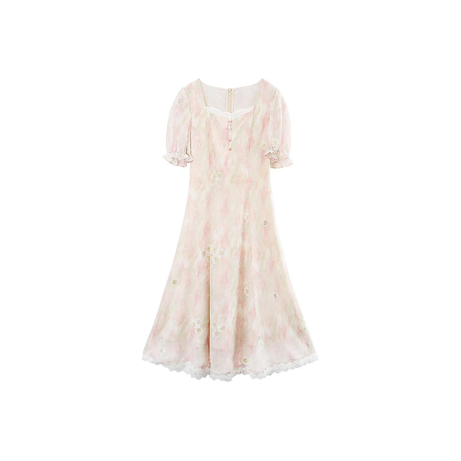 A paradise for awakening Короткий рукав Платье Женское