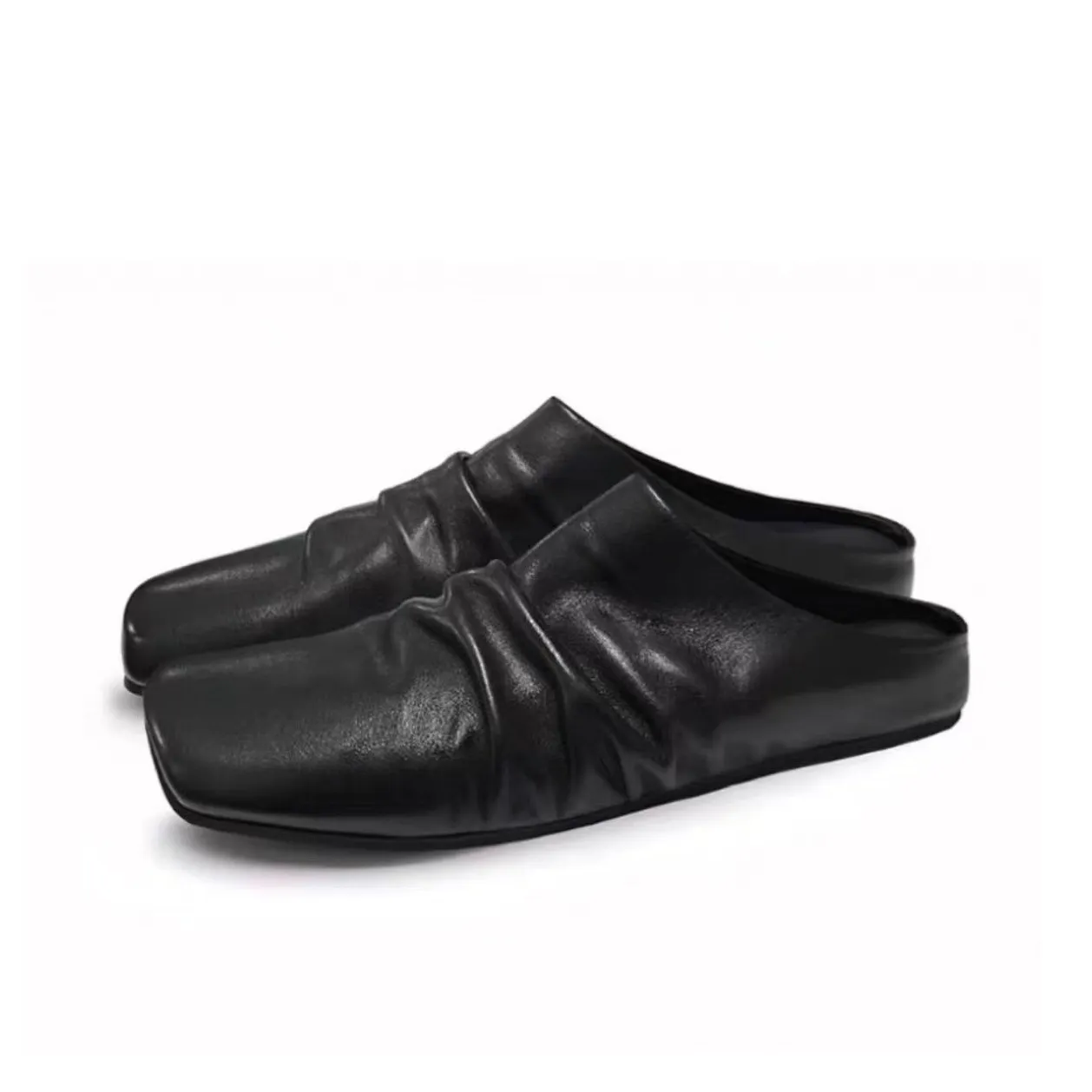 ABCYLM Устойчивые к истиранию Тихие Домашние тапочки Унисекс Черные