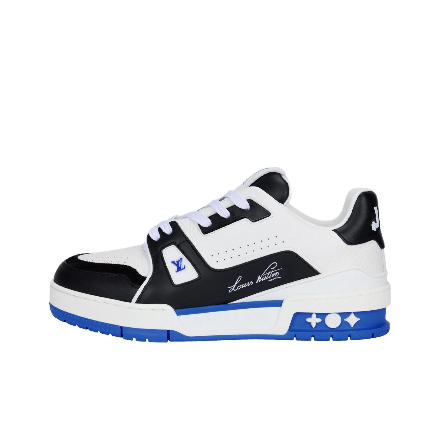 LOUIS VUITTON Trainer Low Top Skateboard Shoes Women's Blue