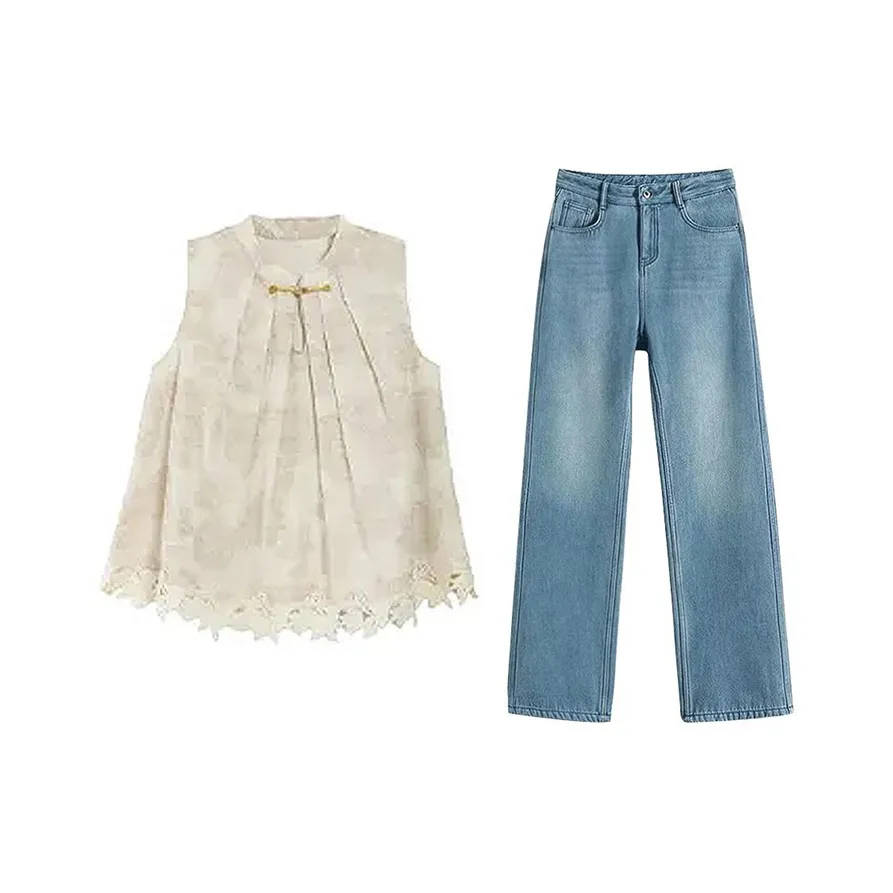 MARIE·COCO Топ + брюки Женские Повседневные костюмы