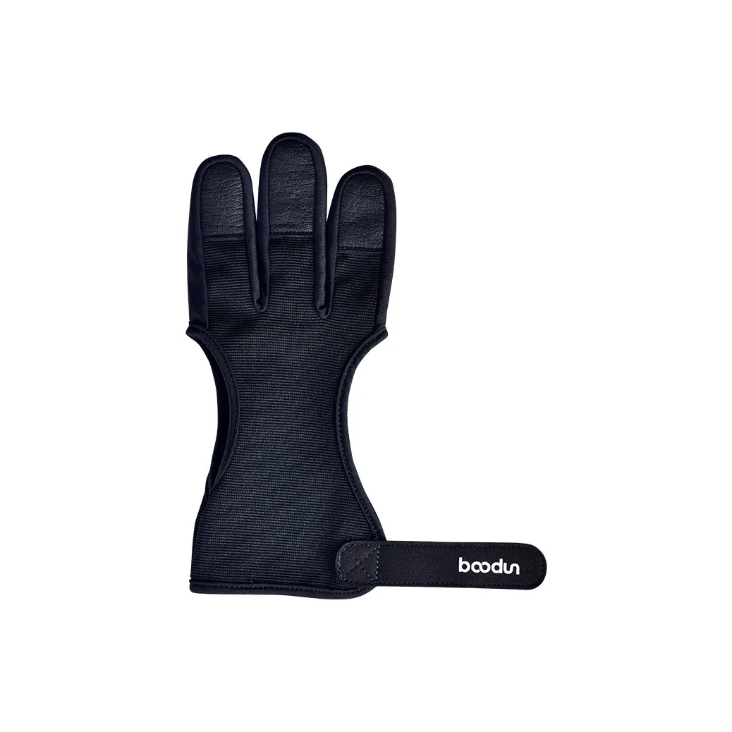 BOODUN Перчатка для стрельбы из лука из коровьей кожи Унисекс