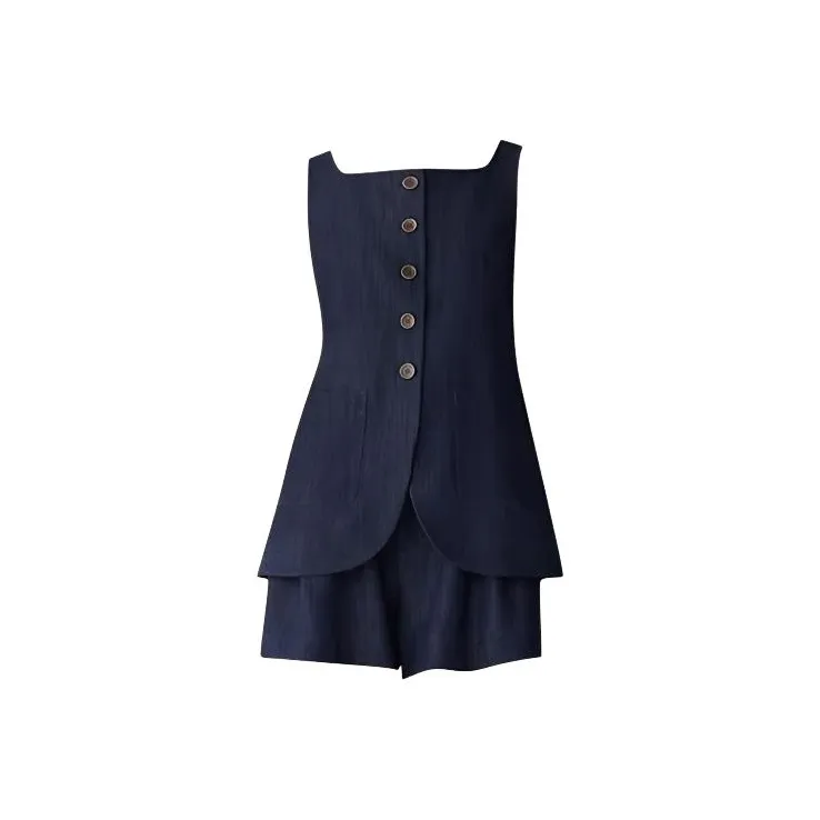 HUINIAN Темно-синий Женские Повседневные костюмы