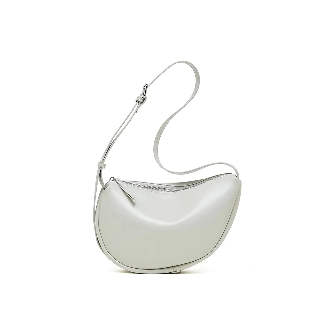 DIFFERENT FACES Сумка через плечо из коровьей кожи стандартная женская серая