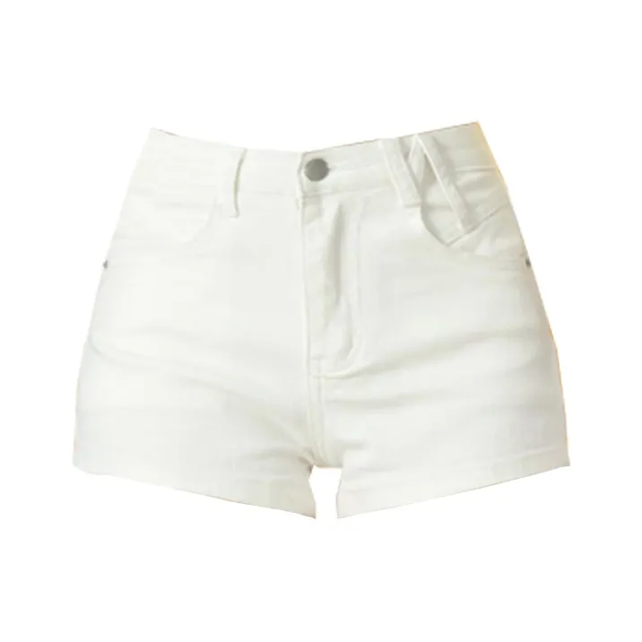 NIUXIAOMO Белые Женские Джинсовые Шорты