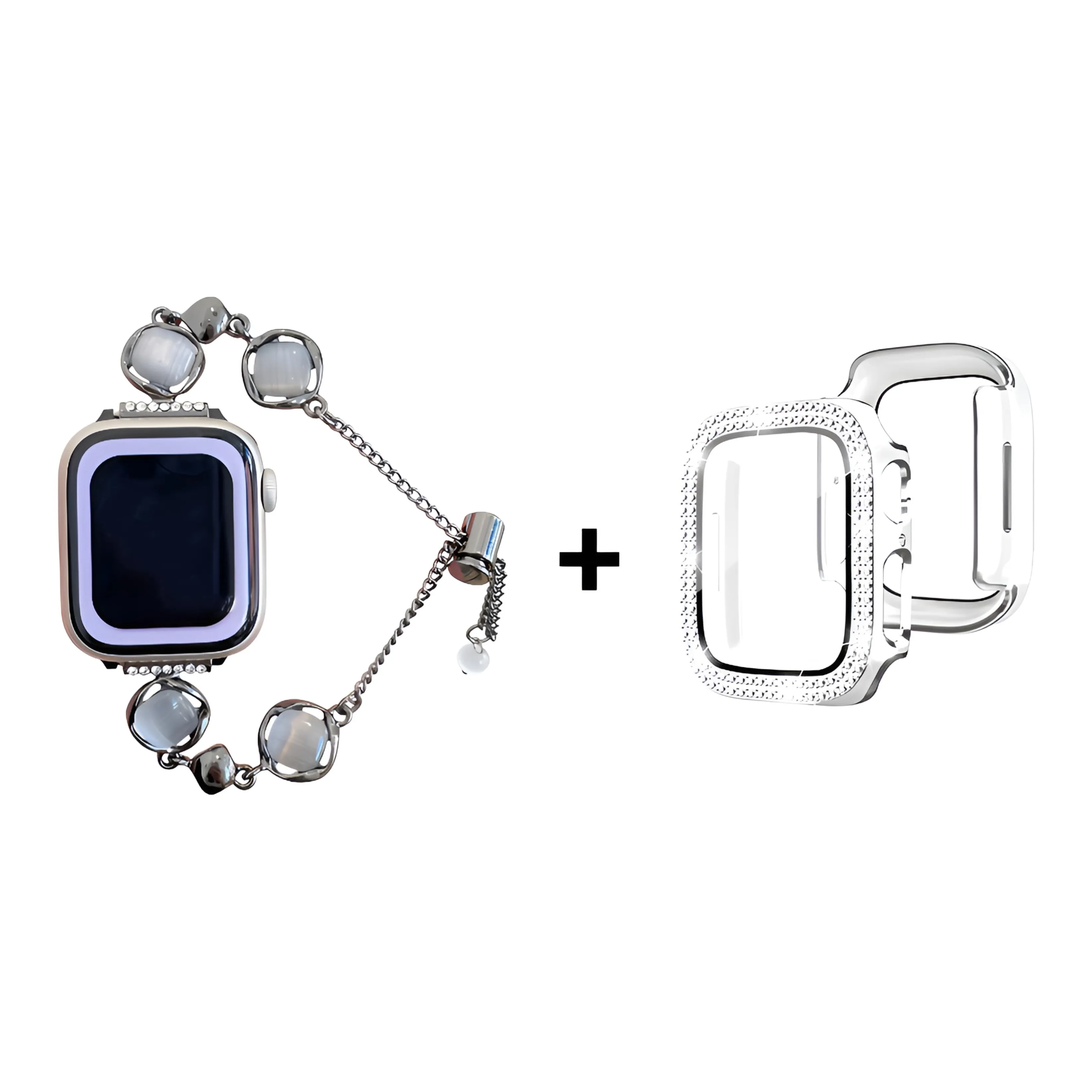 Akkerds Ремешок Apple Совместимость Металл Apple Watch S10 s9 8 7 Se 170 мм 46 Часы Циферблат