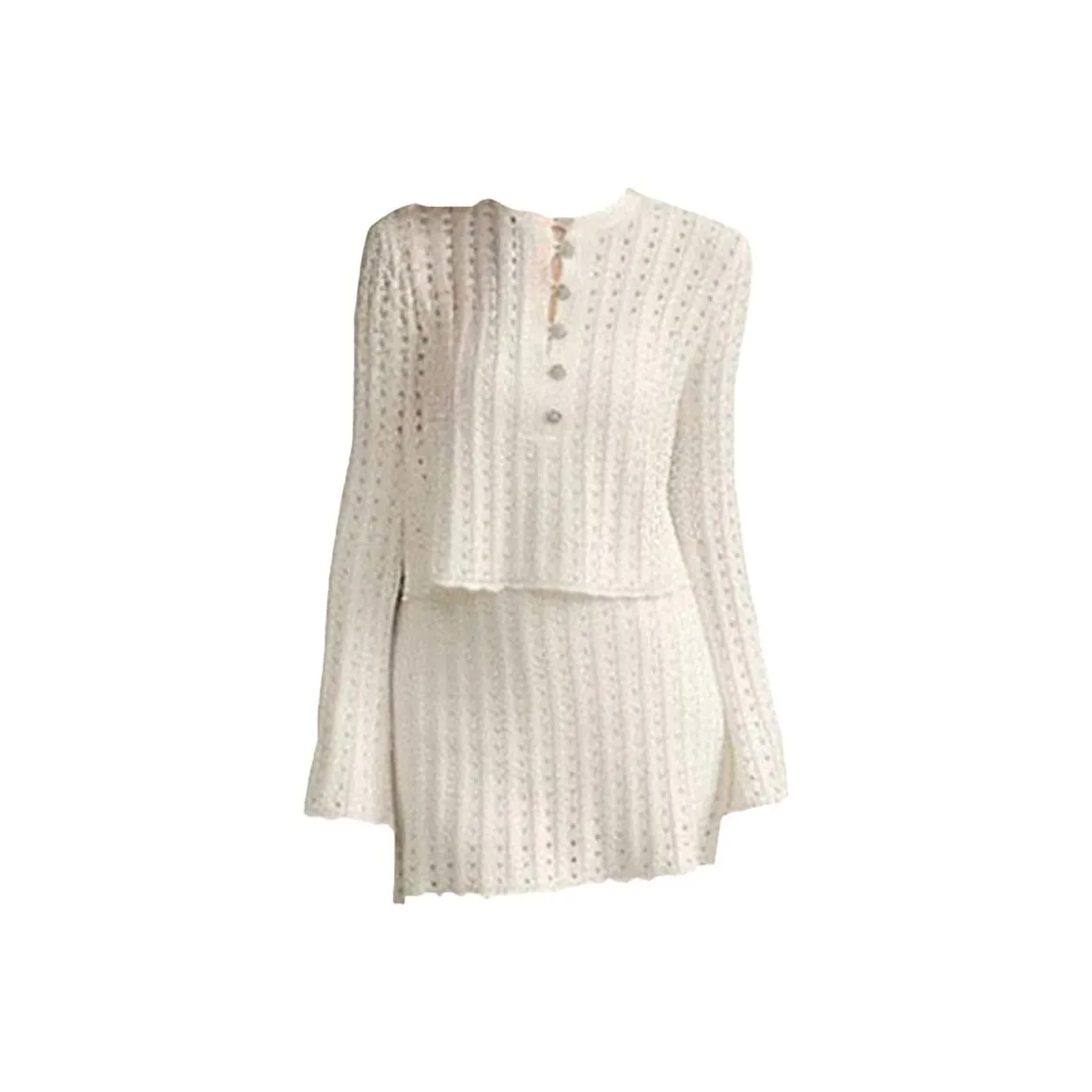 Meanalot Ecru Комплекты одежды Женские Юбка Комплекты