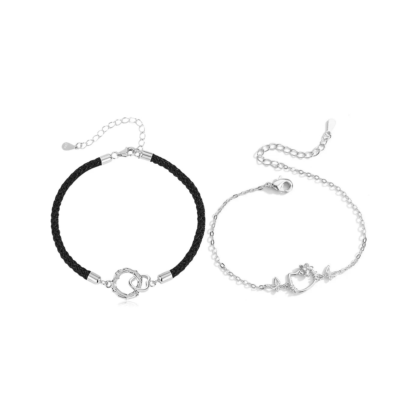 D.K.X Женский Сплав Цепочка Мужская Ткань Цепочка Браслеты Унисекс