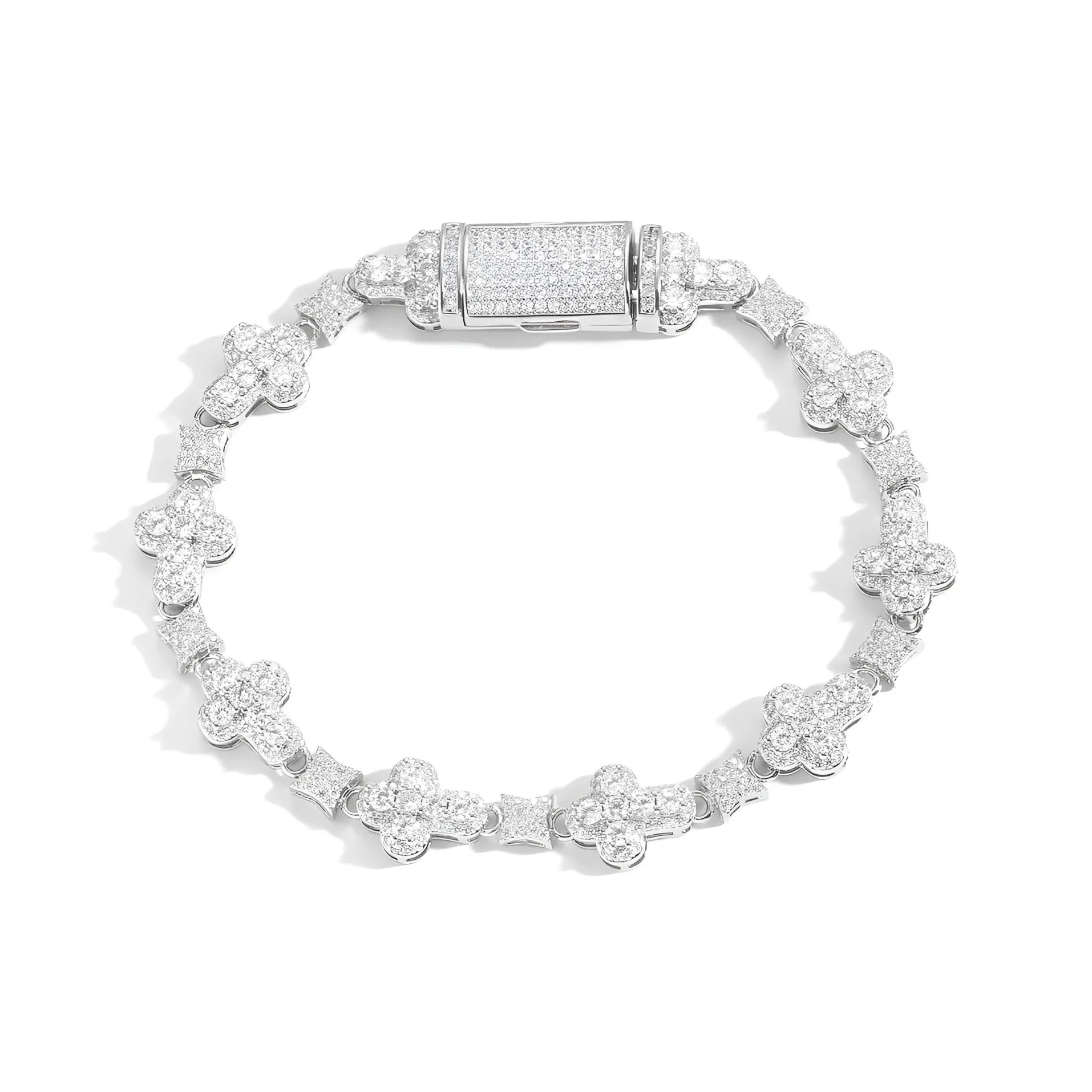 GUDUD Титановая сталь сплав циркон браслеты унисекс