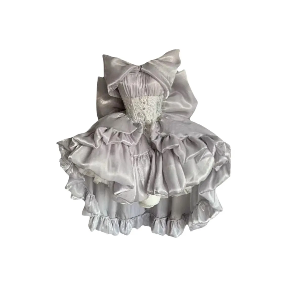 WLEQK Серебряный Женские Лолита Платья