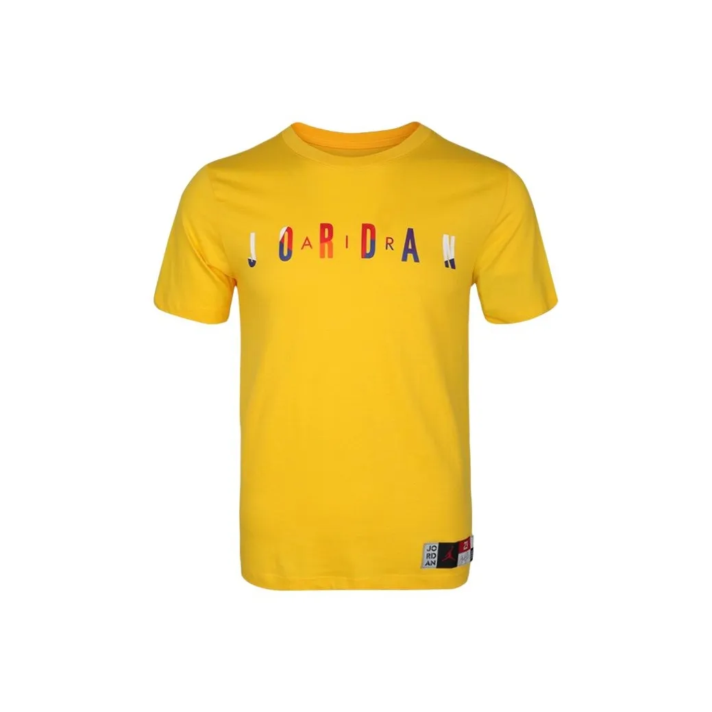 Jordan Air Желтая Мужская Футболка