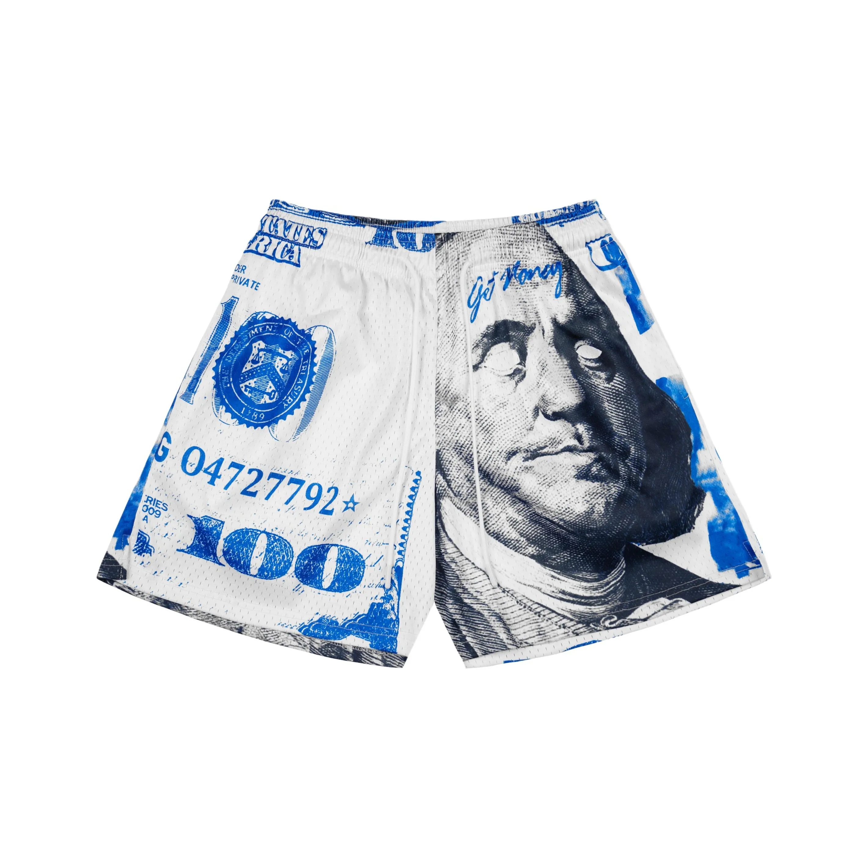 BKCXZICE Белый Унисекс Спортивные шорты