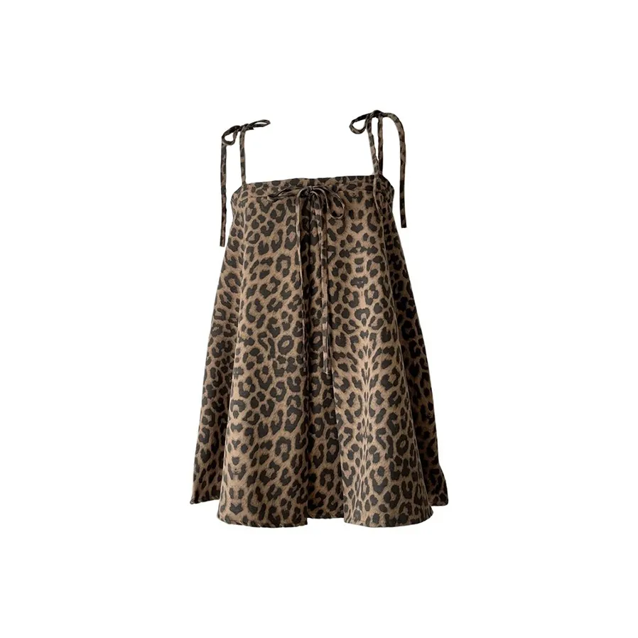 AHDO Леопардовый принт Женские Слиплатья