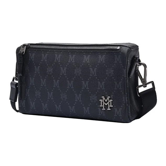 FION Mountain And Sea Journey Series Artificial Leather Fabric Shoulder Bag Men's