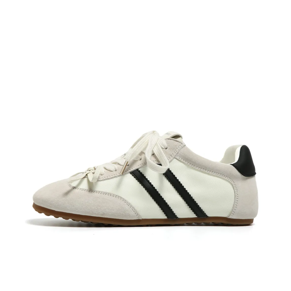 FOREVER 21 Низкий топ Немецкие армейские кроссовки Женские Бежевый Черный