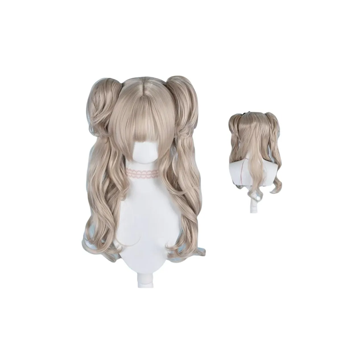 Sweet Pillow House Перука Женская Lolita Отделка Bangs Кукла Стиль Позиционирование Заколка-краб Полная Голова Набор Высокая Температура Пряжа