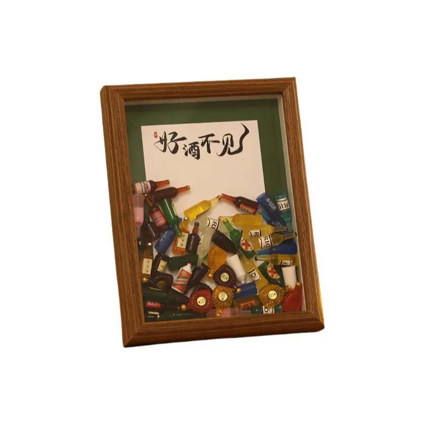 KecoSweet DIY 3D-эффект Фоторамка Бутылка вина Ручная работа