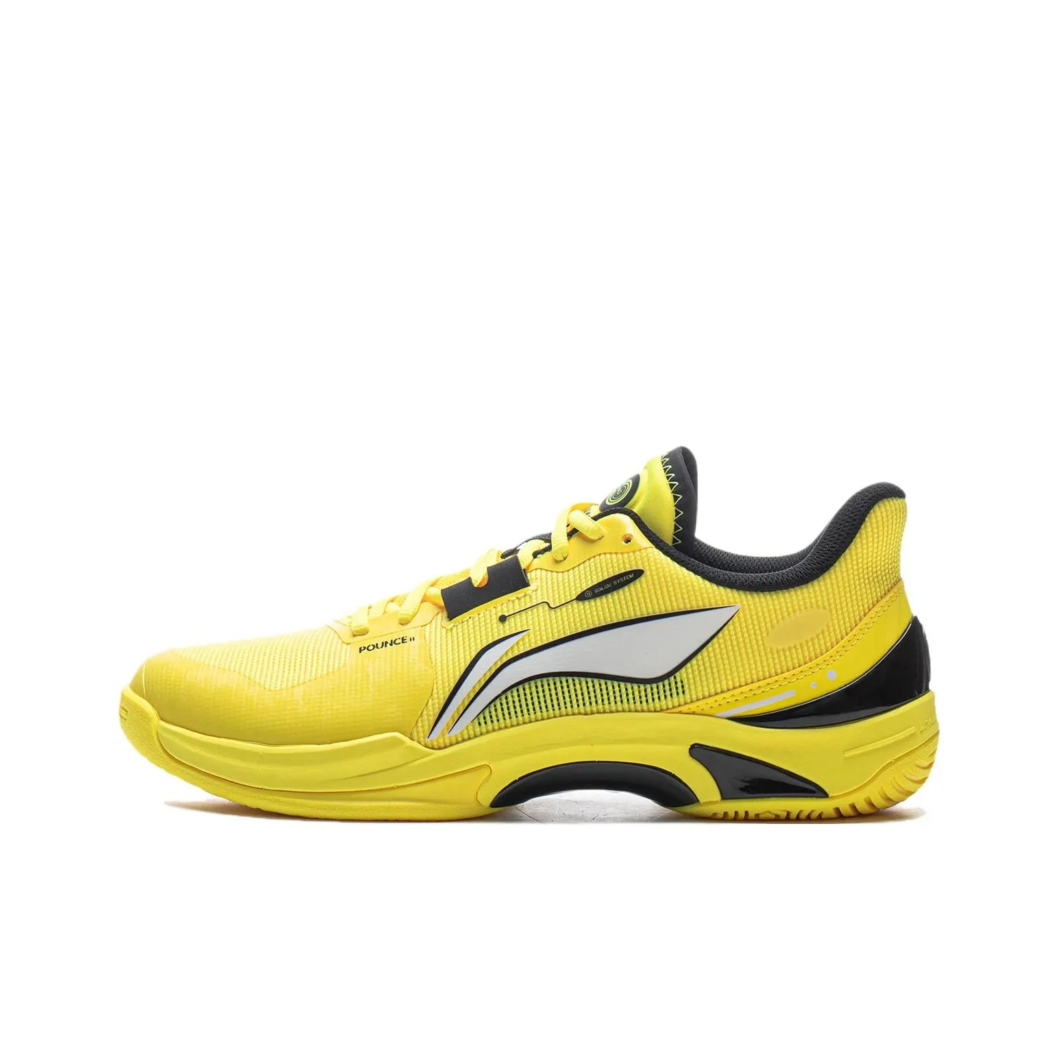 LINING Амортизация Легкий Низкий Топ Кроссовки для тренировок Унисекс Флуоресцентный Жевательно-желтый