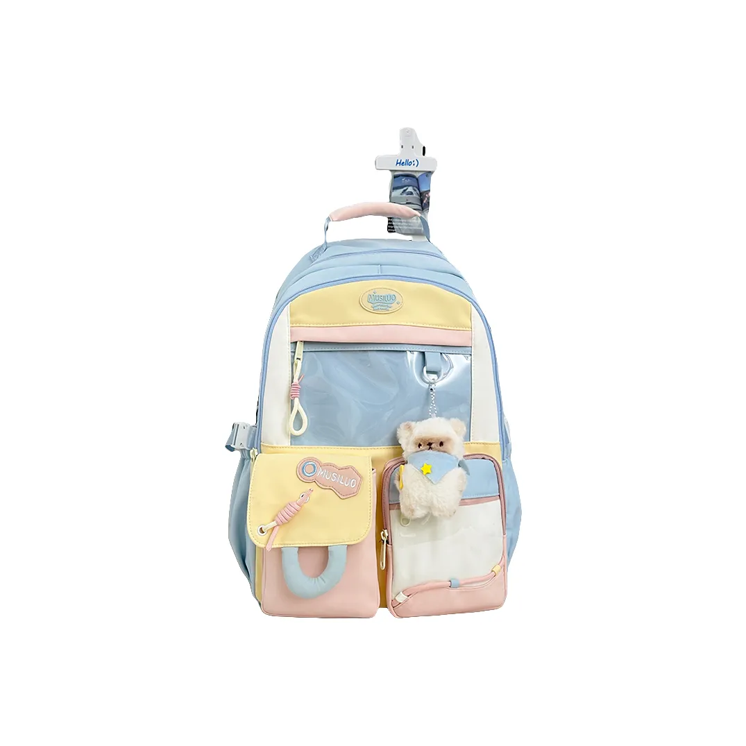 Genius Pooh Нейлоновый Рюкзак Стандартный Синий