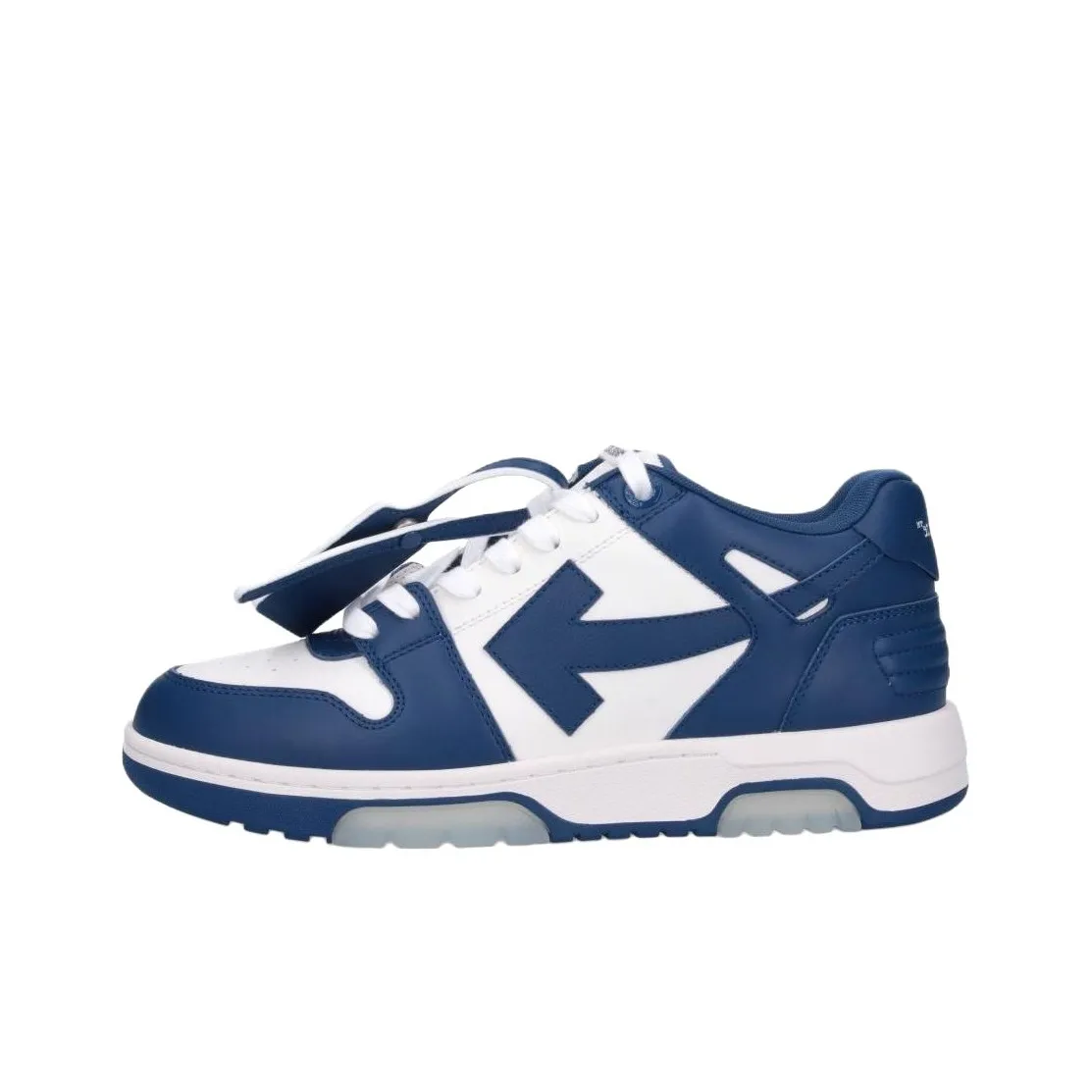 OFF WHITE Out Of Office Ooo Low Tops White Royal Blue