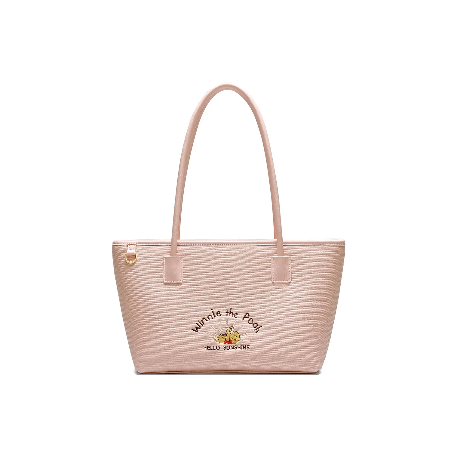 Серия Disney Winnie The Pooh ПУ (полиуретан) Сумка-тоут Сумка для покупок Сумка через плечо Стандартная Женская Абрикос Розовый