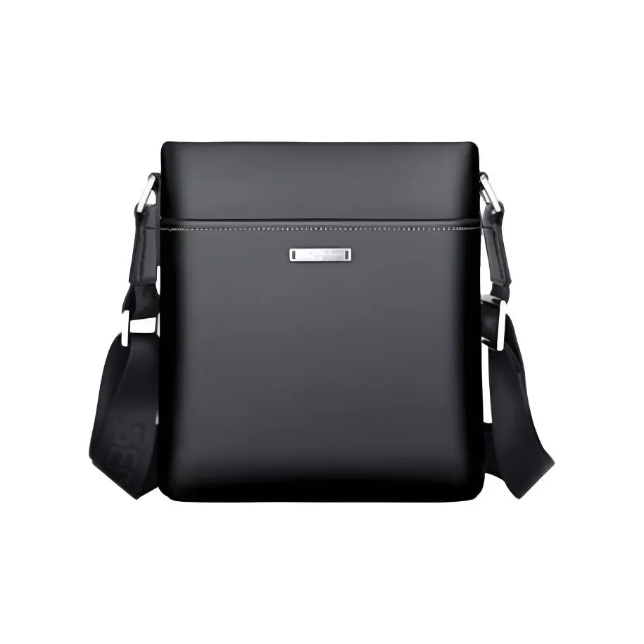 SEPTWOLVES Сумка через плечо из коровьей кожи мужская черная