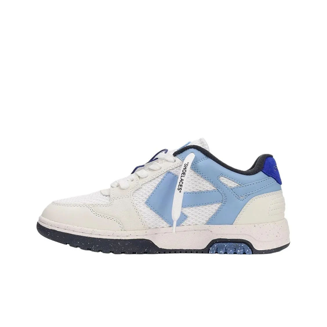 Off Белый Out Of Office Низкие Кроссовки для скейтбординга Мужские Белые и Синие