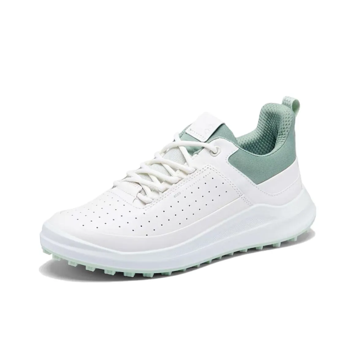 Ecco Износостойкий Дышащий Легкий Низкий Топ Гольф Обувь Женская Серый Зеленый