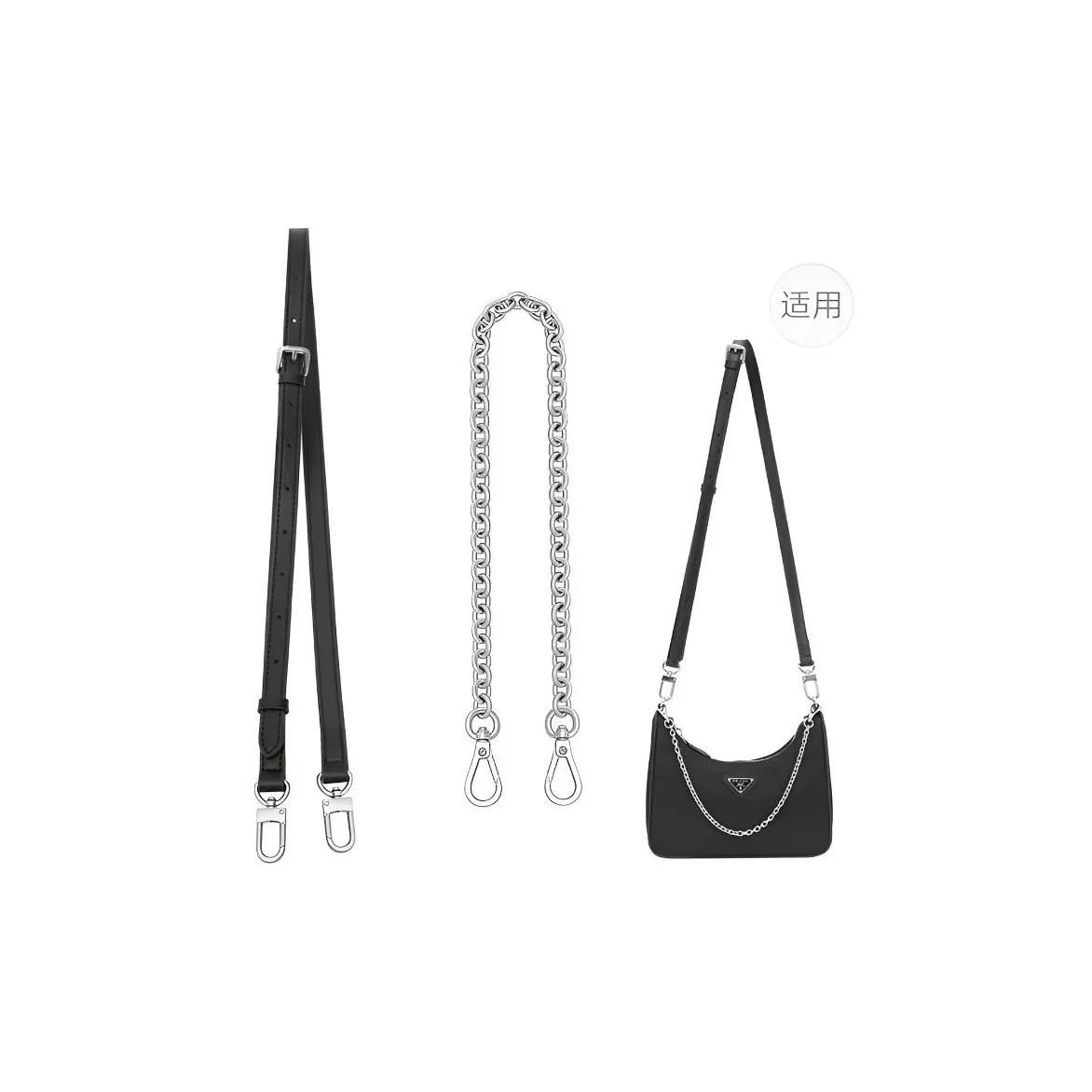 GUYI Flannelette Bag Accessory Women's Black