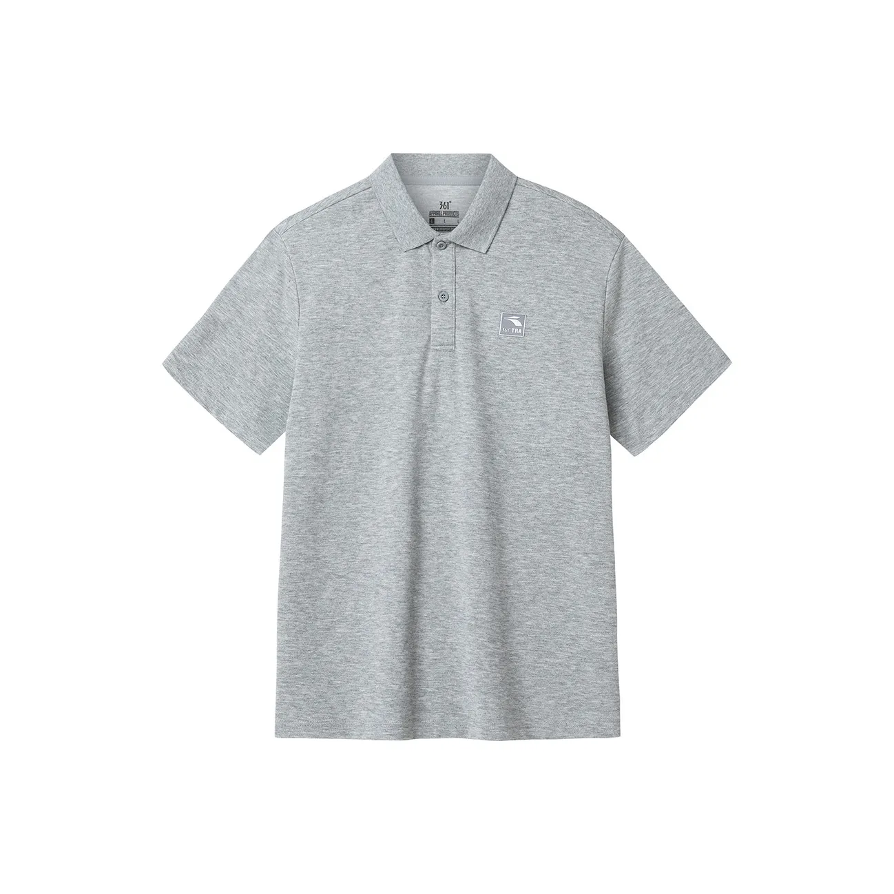 361° Cotton LIKE Medium Photinia Gray Men's Polo