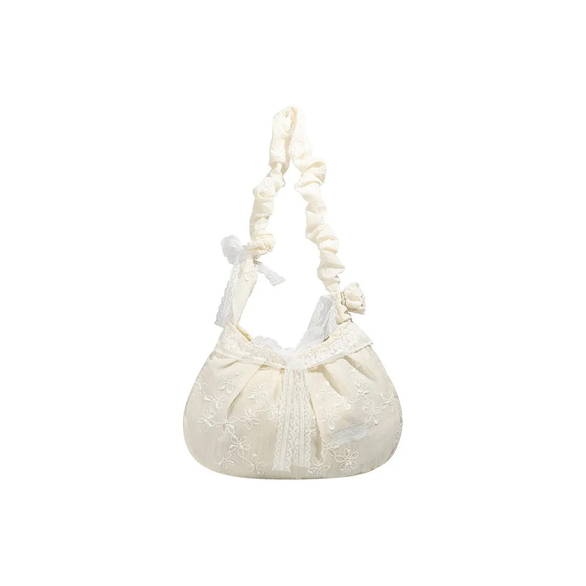 NX DOUGHNUT Холст Коммутатор Сумка через плечо Стандартная Женская Белая