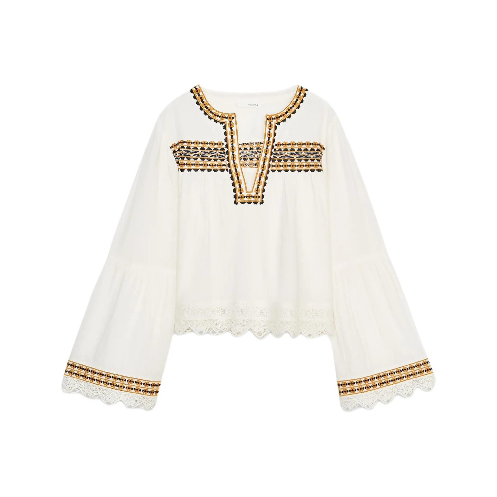 ZARA ZW Series Белые Женские Рубашки