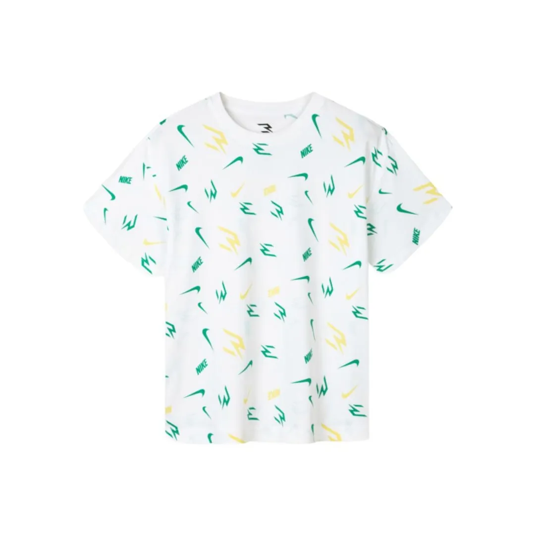 Nike T-рубашка чисто белый для детей в возрасте 3-7 лет