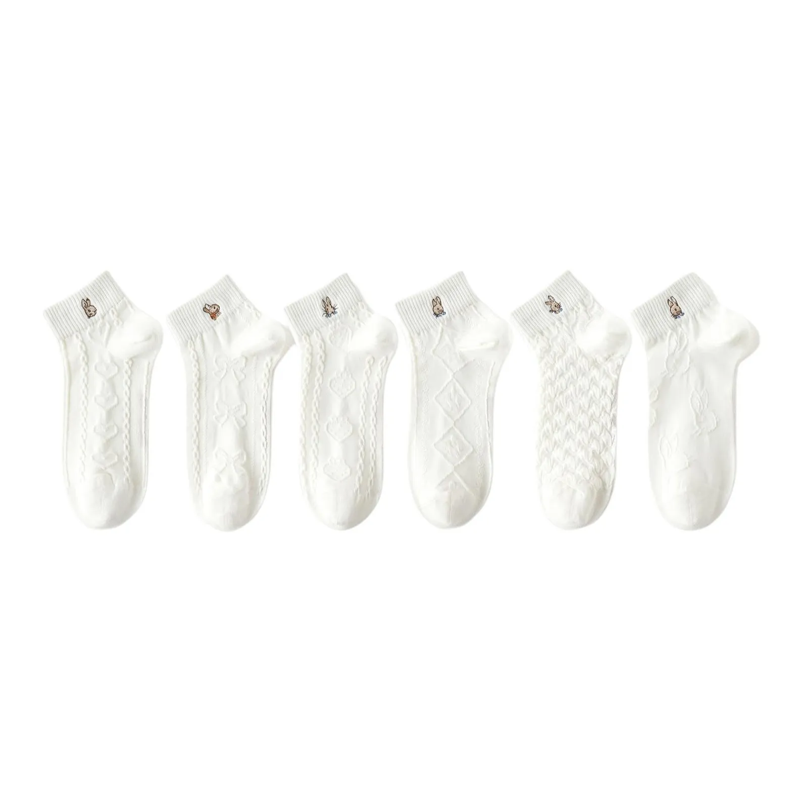 Caramella x Peter Rabbit Ankle Socks Unisex 5 Pack