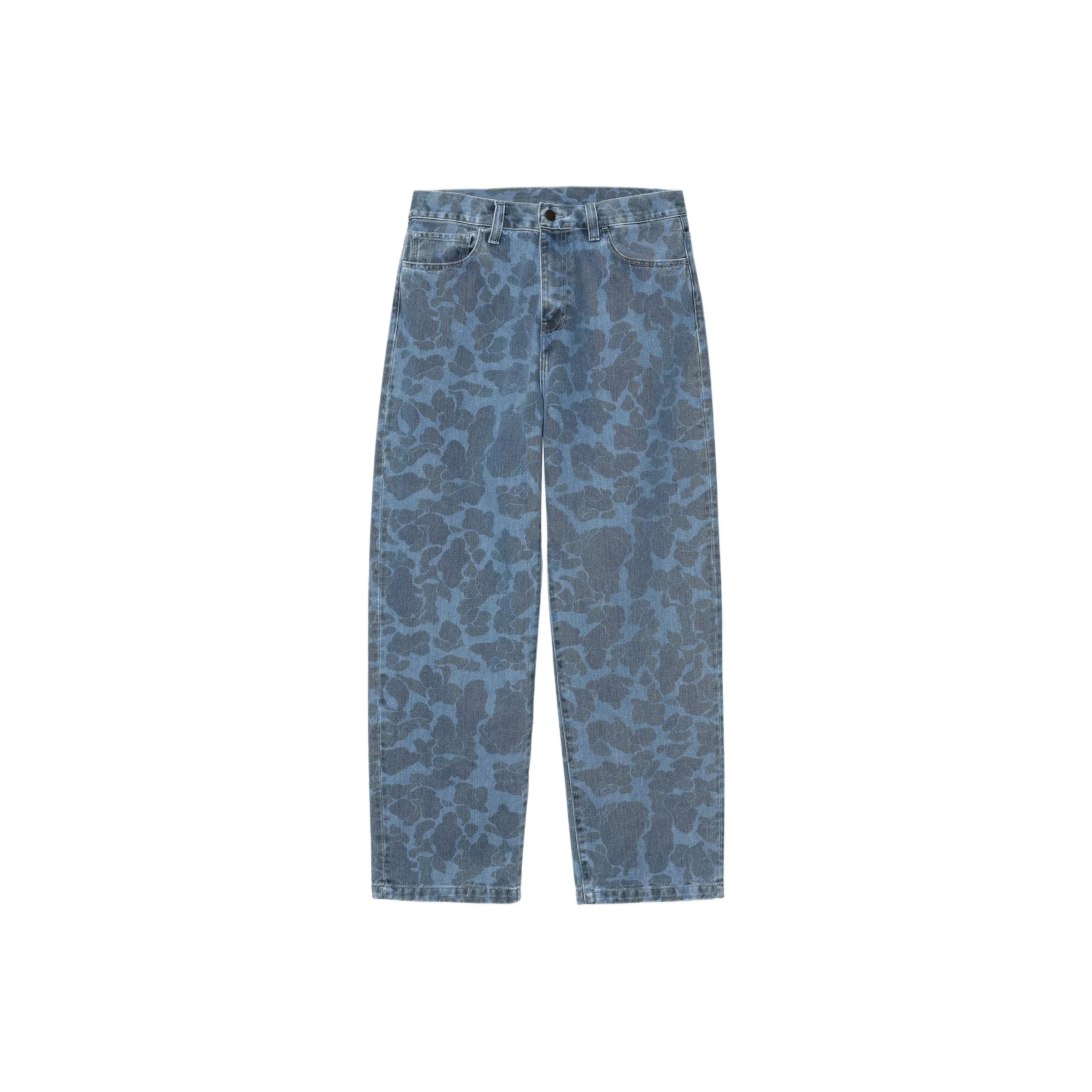 Carhartt WIP Blue Men's Jeans Кархартт WIP Синий Мужской Джинсы