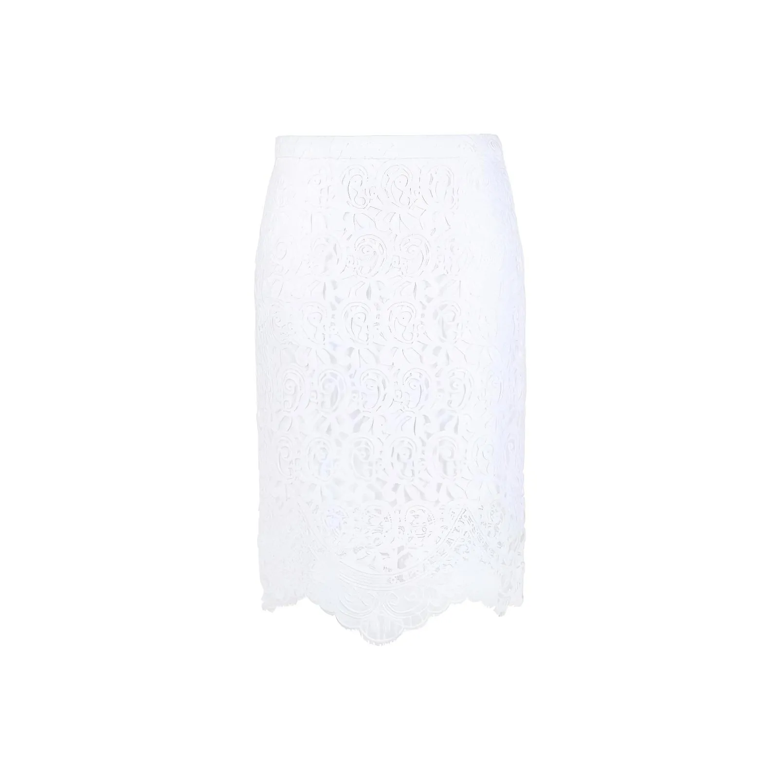 Burberry Lace High waisted Midi Skirt
