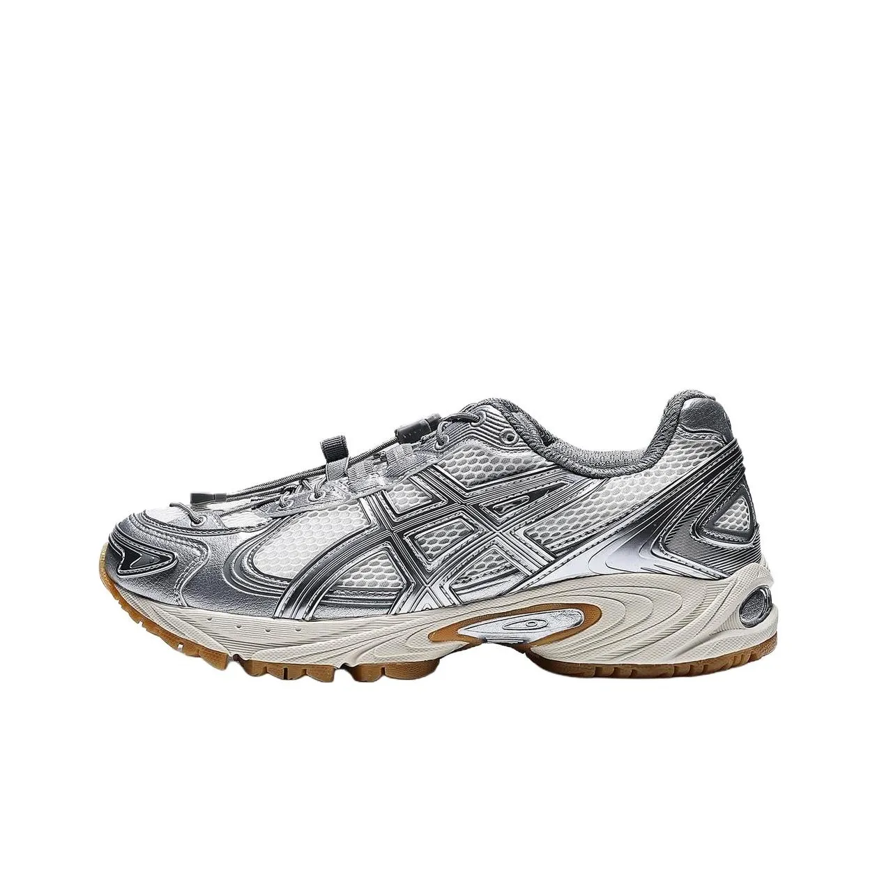 Asics Gel Kahana TR V4 Дышащий Низкий Топ Повседневная Обувь Унисекс Серебряный