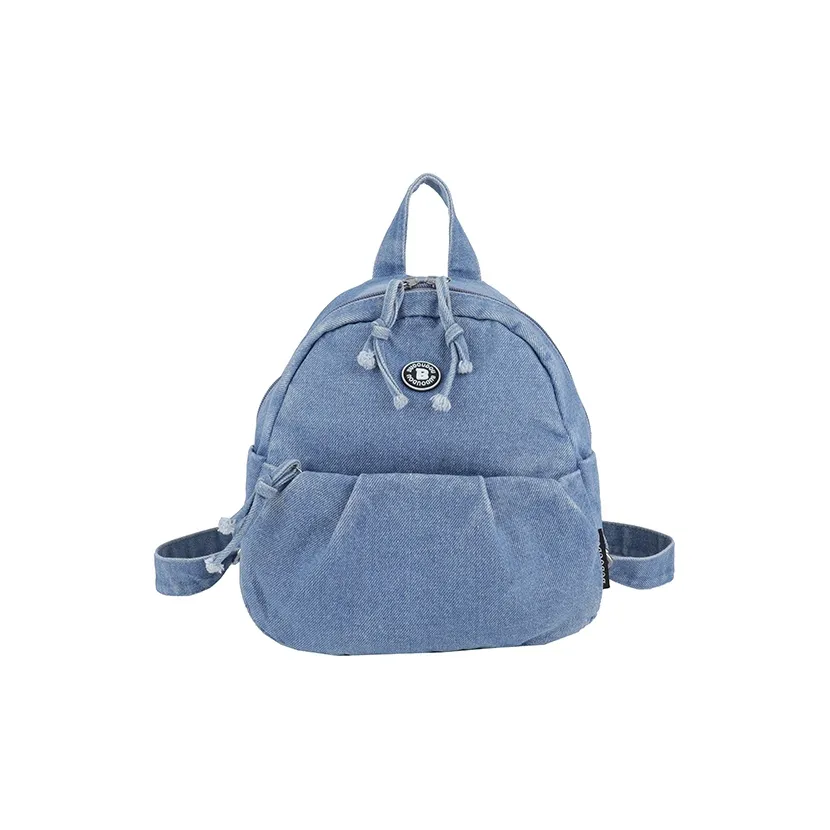 Deli Bear Denim Backpack Women's Multicolor Deli Bear Деним Рюкзак Женские Многоцветный