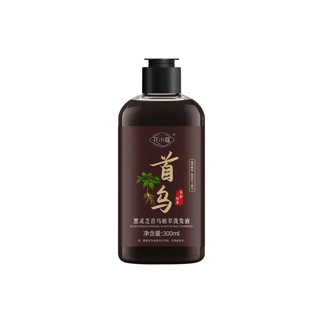 Floral Joy Черный Гриб Scalp And Волосы Регенерирующее Шампунь Увеличивающее Объем Средство от Перхоти 300 мл * 1 Бутылка