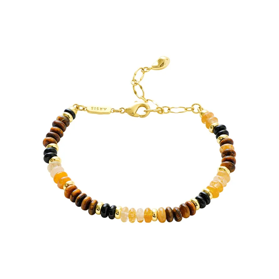 Arsis Камень Тигровый глаз Кристальный Агат Браслет Браслет-шнурок Браслет с бусинами Женские