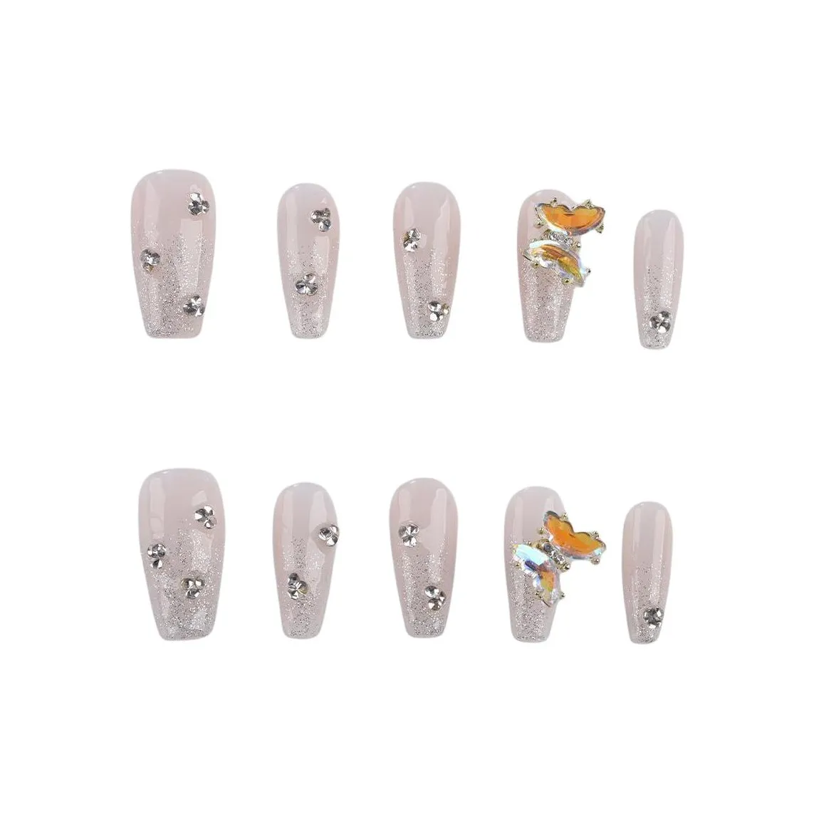 YIYIHE Нежно-розовый Блестящий Розовый Сверкающий страз MID Длина Укороченный Короткий Квадратный Круглый Розовый Однотонный