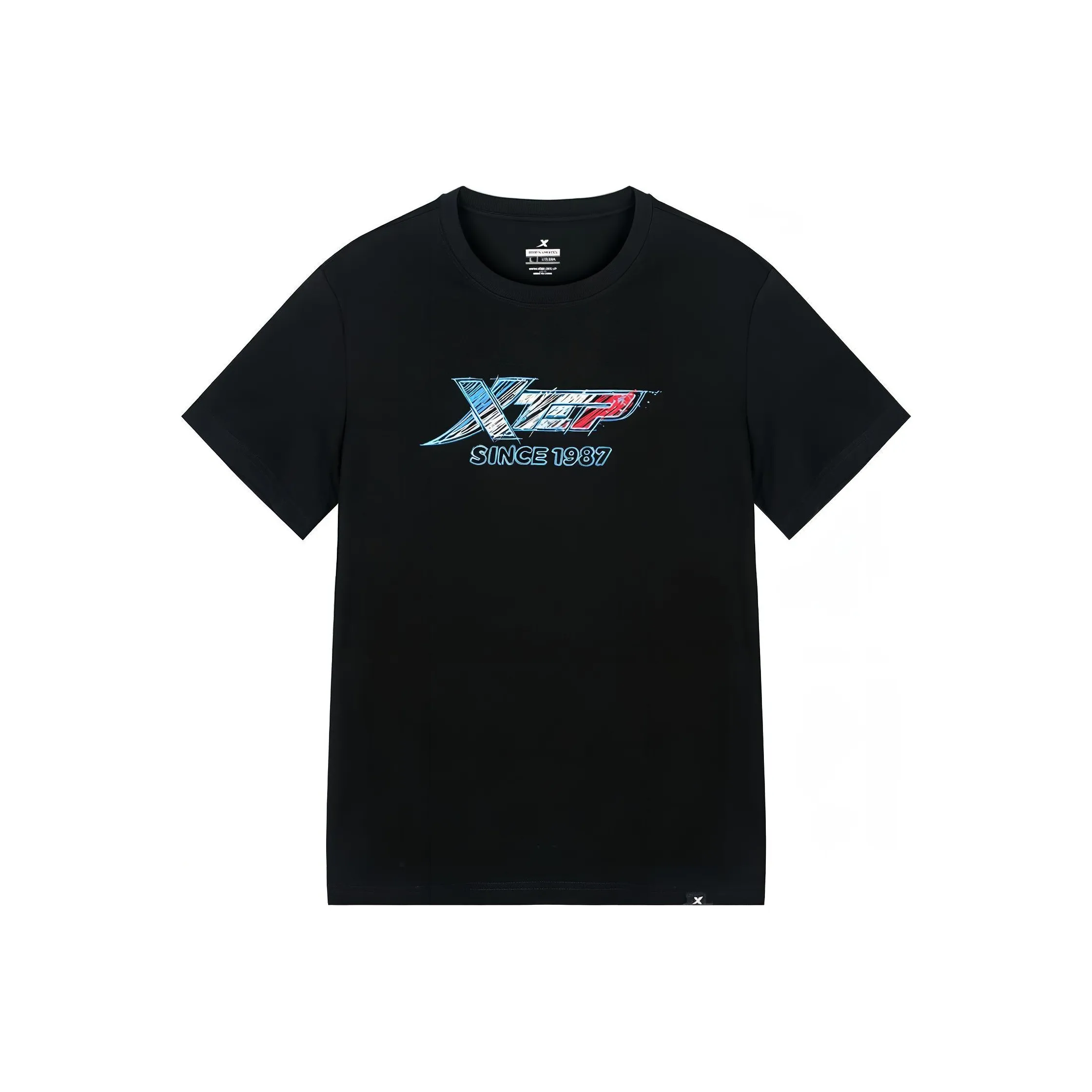 XTEP True Черные Мужские T-Рубашки