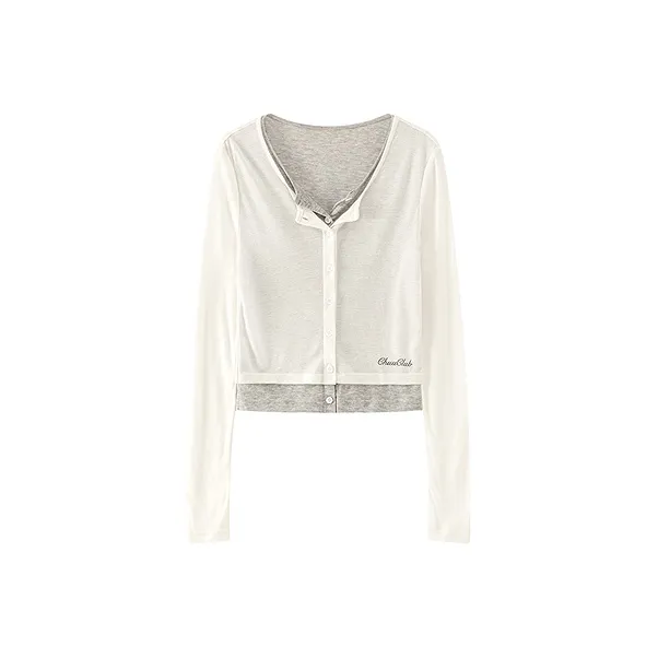 CHUU Белый Женский Короткий Пальто