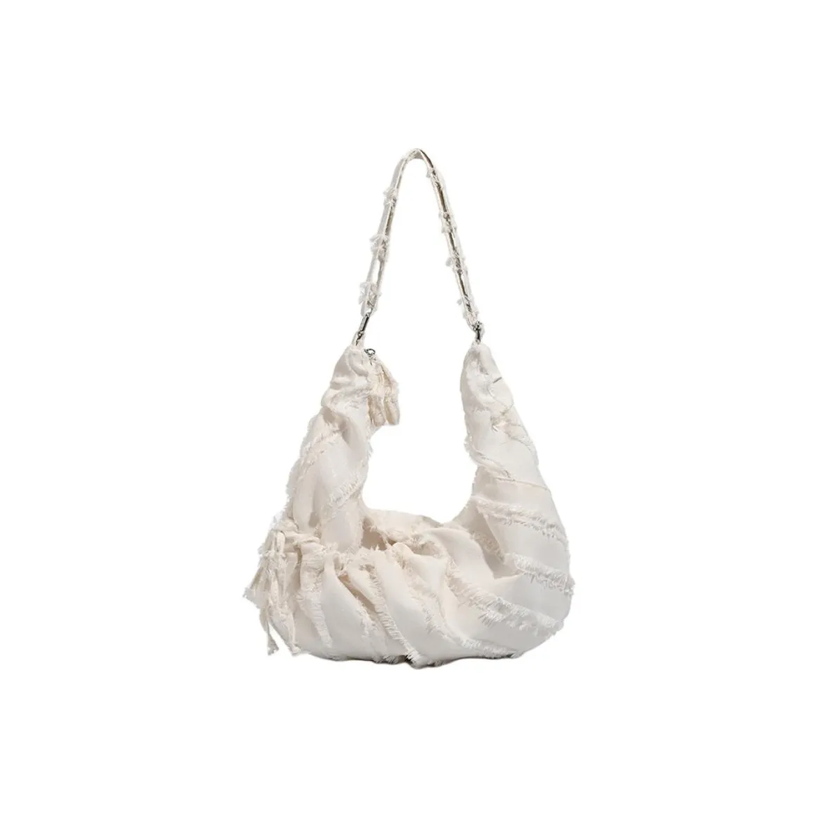 NOMK Холст Сумка через плечо Женская Белая Синяя